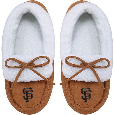 Youth FOCO San Francisco Giants Moccasin Slippers