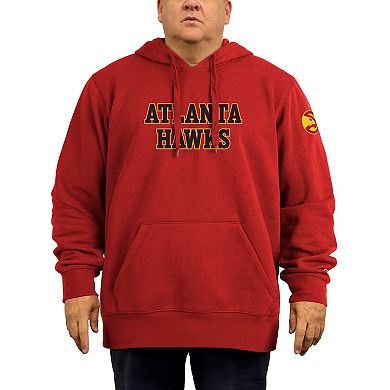 Men's New Era Red Atlanta Hawks 2021/22 City Edition Big & Tall Pullover Hoodie