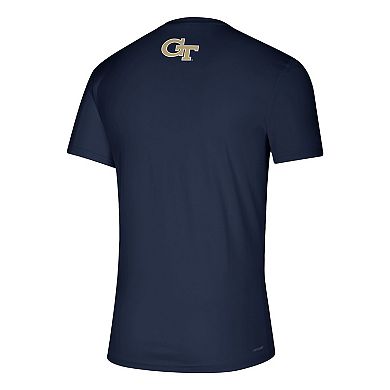 Men's adidas Navy Georgia Tech Yellow Jackets Fastboard Creator T-Shirt