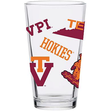 Virginia Tech Hokies 16oz. Medley Vintage Pint Glass