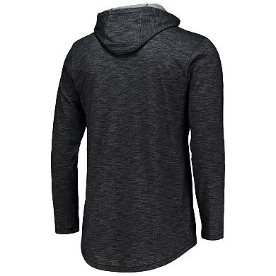 Men's Nike Black Alabama Crimson Tide Slub Space-Dye Performance Long Sleeve Hoodie T-Shirt