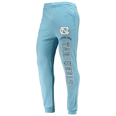 Men's Concepts Sport Carolina Blue/Charcoal North Carolina Tar Heels Meter Long Sleeve Hoodie T-Shirt & Jogger Pants Set