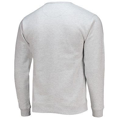 Men's League Collegiate Wear Heathered Gray Alabama Crimson Tide Upperclassman Pocket Pullover Sweatshirt