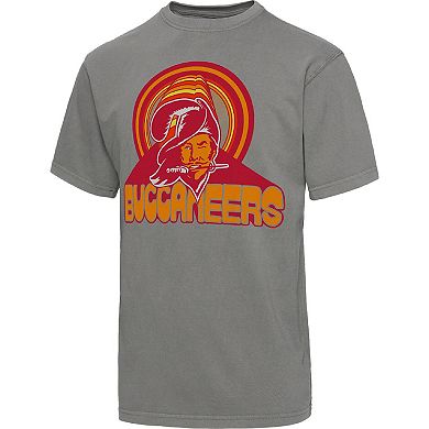 Men's Junk Food Graphite Tampa Bay Buccaneers Wonderland Infinity Vibe T-Shirt