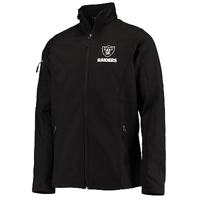 Men's Dunbrooke Black Las Vegas Raiders Big & Tall Sonoma Softshell Full-Zip Jacket