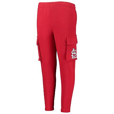 Youth Red St. Louis Cardinals Players Anthem Fleece Cargo Pants