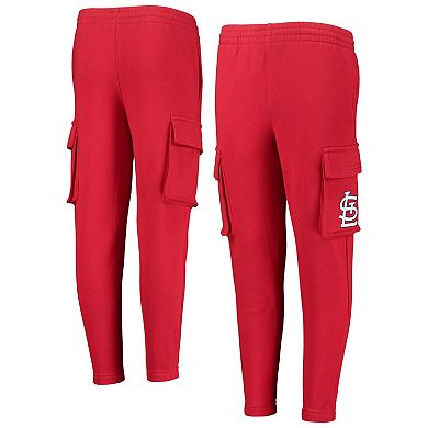 Youth Red St. Louis Cardinals Players Anthem Fleece Cargo Pants