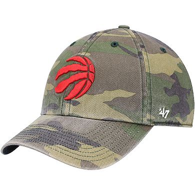 Men's '47 Camo Toronto Raptors Clean Up Adjustable Hat