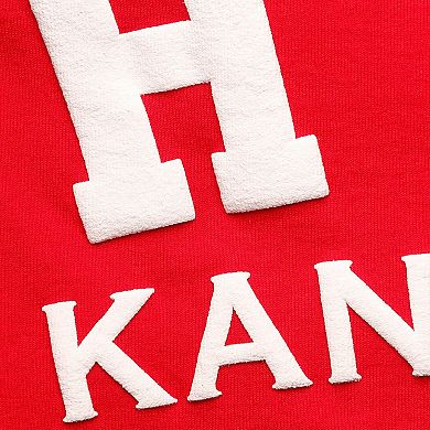 Women's Fanatics Branded Red/White Kansas City Chiefs Ombre Long Sleeve T-Shirt