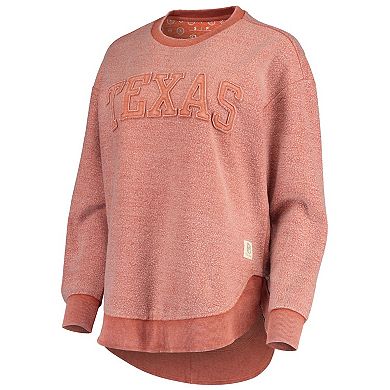 Women's Pressbox Texas Orange Texas Longhorns Ponchoville Pullover Sweatshirt