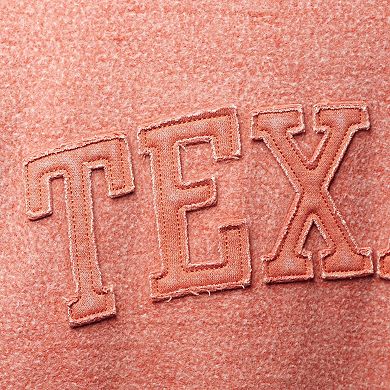 Women's Pressbox Texas Orange Texas Longhorns Ponchoville Pullover Sweatshirt