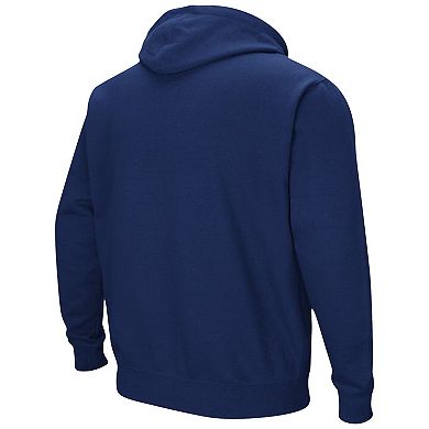 Men's Colosseum Navy Cal Bears Arch & Logo 3.0 Pullover Hoodie