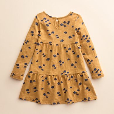 Baby & Toddler Girl Little Co. by Lauren Conrad Organic Long-Sleeve Tiered Dress