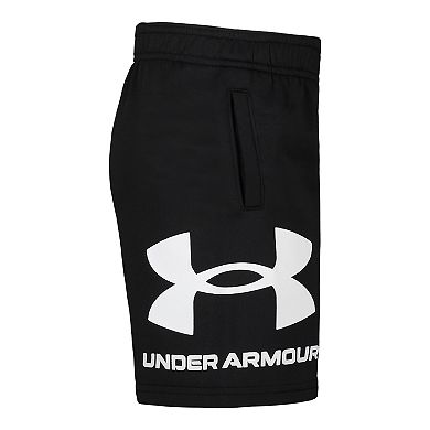 Boys 4-7 Under Armour UA Logo Graphic Signature Terry Shorts