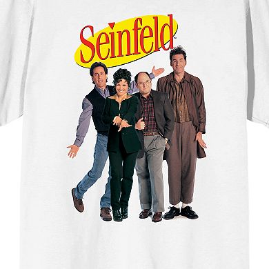 Men's Seinfeld Main Characters Tee
