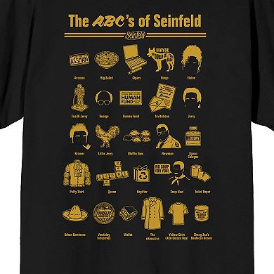 Men's Seinfeld ABCs Tee