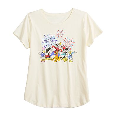 Disney's Mickey & Minnie Mouse Women's Fireworks Graphic Tee by Celebrate Together™