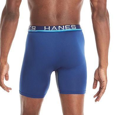 Men's Hanes Sport™ 4-Pack X-Temp® Total Support Pouch™ Long-Leg Boxer Briefs