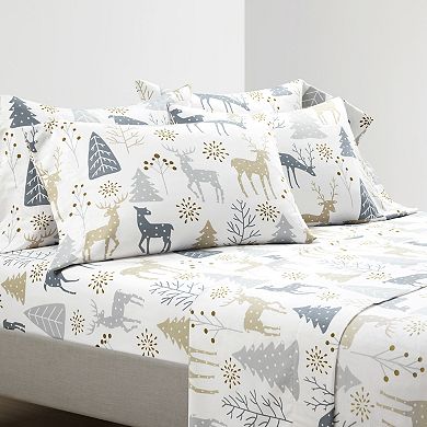 Lush Decor Wonderland Soft Flannel Sheet Set with Pillowcases