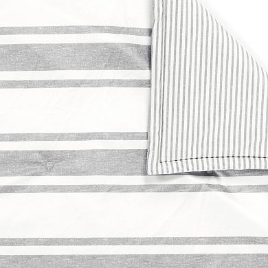 Lush Decor Farmhouse Stripe Reversible Soft & Plush Oversized Blanket