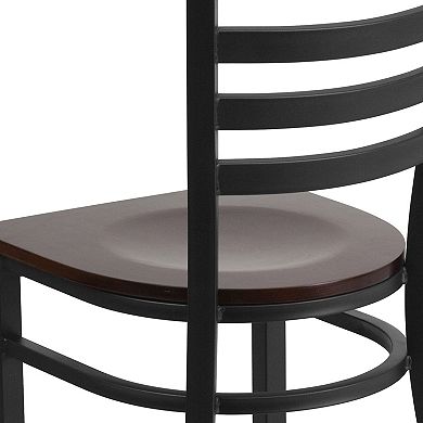 Flash Furniture Hercules Ladder Back Restaurant Dining Chair
