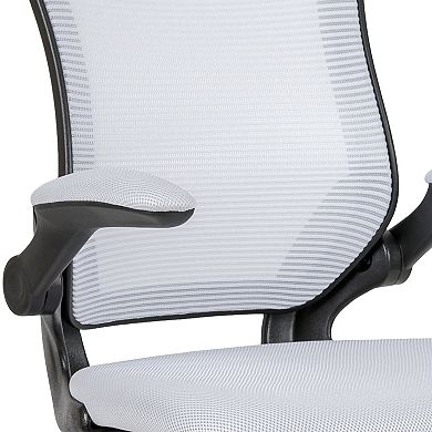 Flash Furniture Mid-Back Mesh Ergonomic Drafting Desk Chair