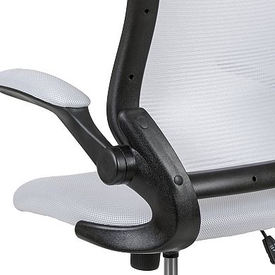 Flash Furniture Mid-Back Mesh Ergonomic Drafting Desk Chair