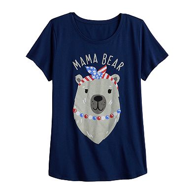 Women's Celebrate Together™ Mama Bear Patriotic Graphic Tee
