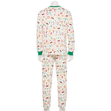 Women's LC Lauren Conrad Jammies For Your Families® Holiday Village Pajama  Set