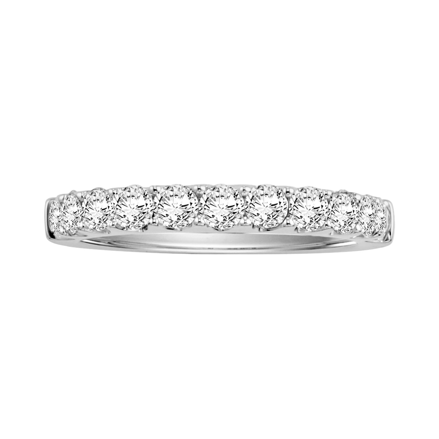 Certified diamond wedding ring