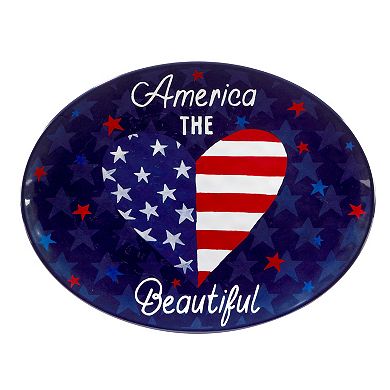 Certified International Stars & Stripe 2-pc. Platter Set