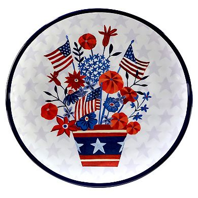 Certified International Stars & Stripe 2-pc. Platter Set