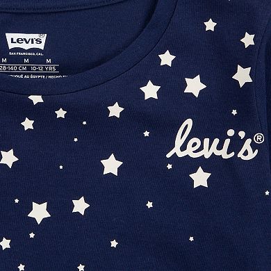 Girls 7-16 Levi's® Long Sleeve Stars Tee