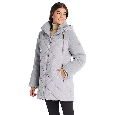 Women's Koolaburra by UGG Mixed-Media Puffer Coat