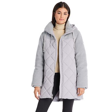 Women's Koolaburra by UGG Mixed-Media Puffer Coat