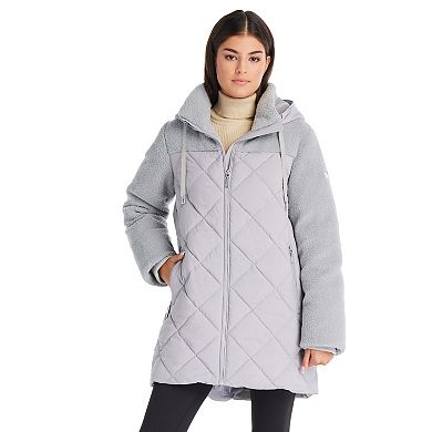 Women's Koolaburra by UGG Mixed-Media Puffer Coat