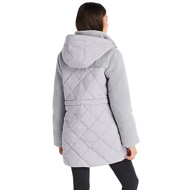 Women's Koolaburra by UGG Mixed-Media Puffer Coat