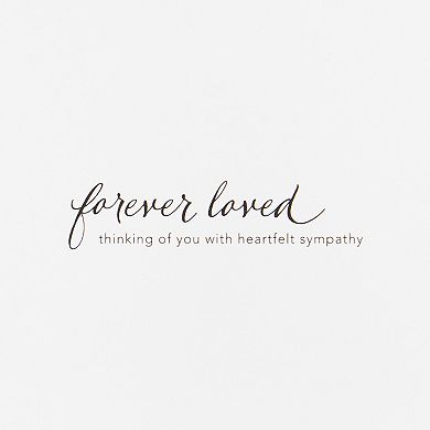Hallmark Signature "Forever Remembered" Sympathy Card