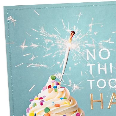 Hallmark Signature Birthday "Too Much Happy" Greeting Card