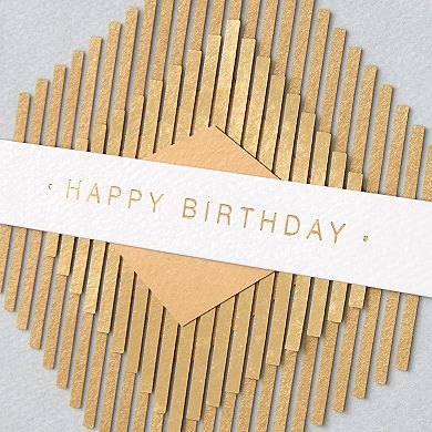 Hallmark Signature Gold Admiration Birthday Card