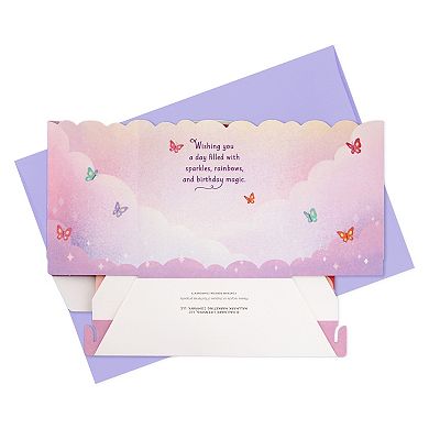 Hallmark Paper Wonder Unicorns & Rainbows Birthday Pop Up Card with Sound