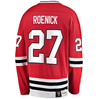 Men's Fanatics Branded Jeremy Roenick Red Chicago Blackhawks Premier Breakaway Retired Player Jersey