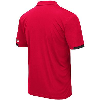 Men's Colosseum Scarlet Rutgers Scarlet Knights Santry Lightweight Polo