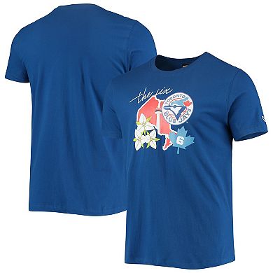 Men's New Era Royal Toronto Blue Jays City Cluster T-Shirt