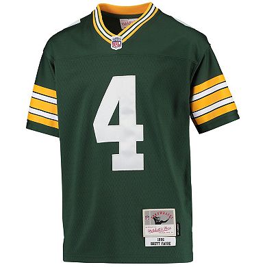 Youth Mitchell & Ness Brett Favre Green Green Bay Packers 1996 Retired Player Legacy Jersey