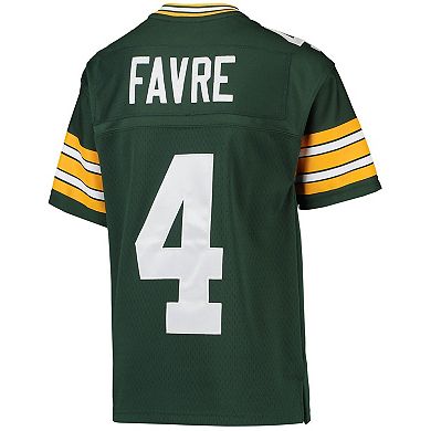Youth Mitchell & Ness Brett Favre Green Green Bay Packers 1996 Retired Player Legacy Jersey
