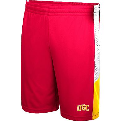 Youth Colosseum Cardinal USC Trojans Very Thorough Colorblock Shorts