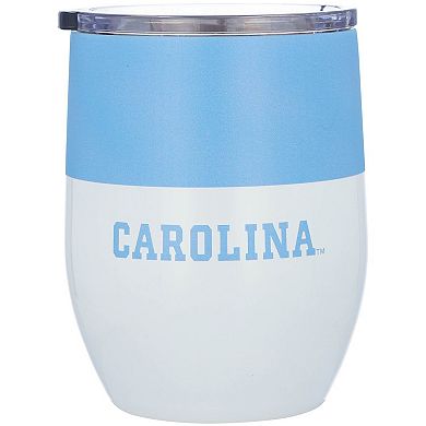 North Carolina Tar Heels 16oz. Colorblock Stainless Steel Curved Tumbler