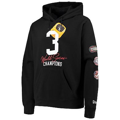 Men's New Era Black Chicago White Sox Count the Rings Pullover Hoodie
