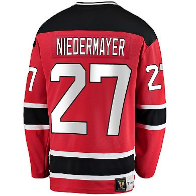 Men's Fanatics Branded Scott Niedermayer Red New Jersey Devils Premier Breakaway Retired Player Jersey